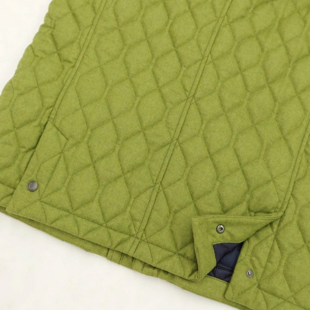 [Used] SCHNEIDERS Wool Nylon Cashmere Quilted Blouson Tea Green [Size 50] [GRN] [A/W] [Condition Rank B] ​​[Men&