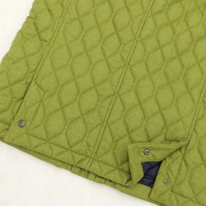 [Used] SCHNEIDERS Wool Nylon Cashmere Quilted Blouson Tea Green [Size 50] [GRN] [A/W] [Condition Rank B] ​​[Men&