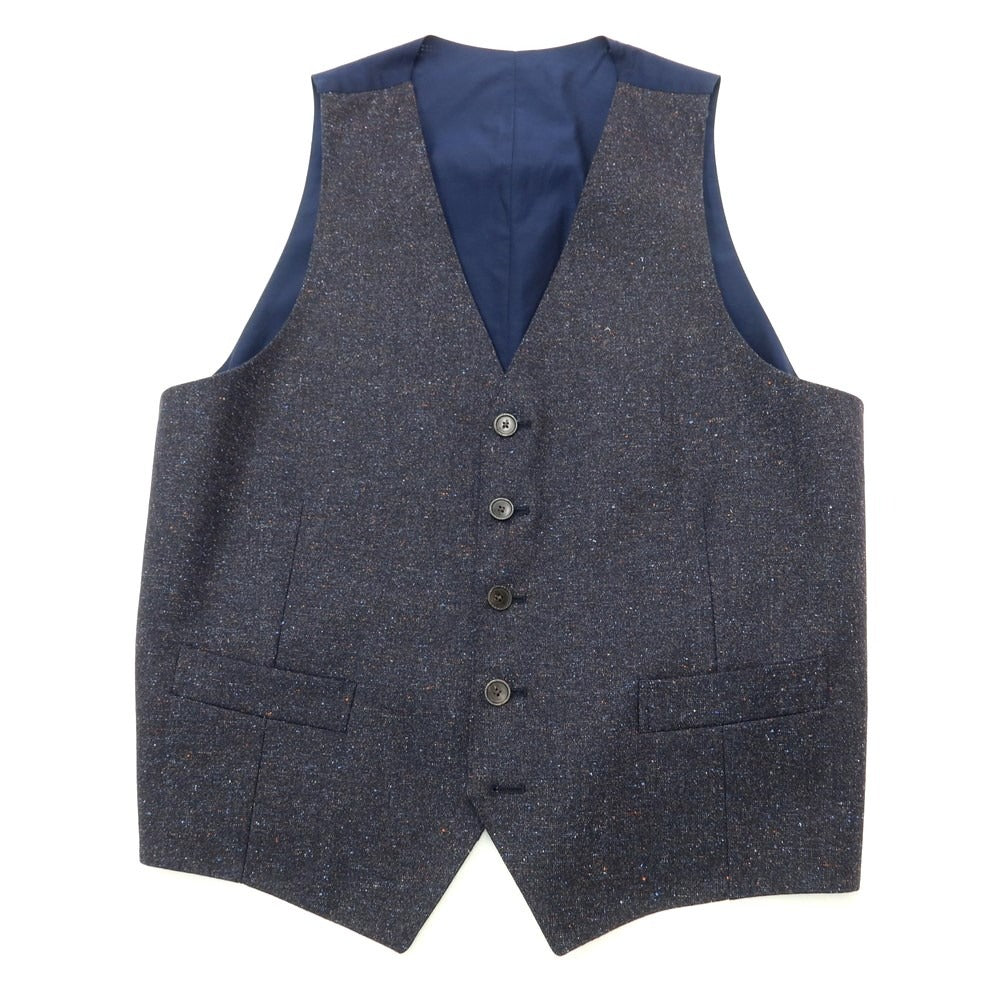 [Used] BOGLIOLI HAMPTON wool silk three-piece 3-button suit, navy [size 48] [NVY] [A/W] [Condition rank A] [Men&
