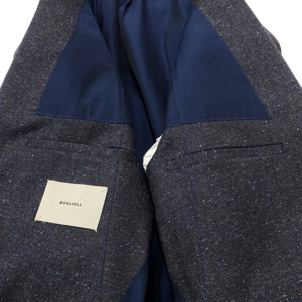 [Used] BOGLIOLI HAMPTON wool silk three-piece 3-button suit, navy [size 48] [NVY] [A/W] [Condition rank A] [Men&