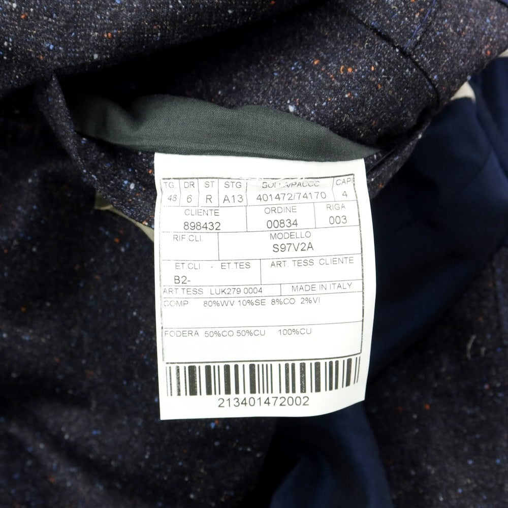 [Used] BOGLIOLI HAMPTON wool silk three-piece 3-button suit, navy [size 48] [NVY] [A/W] [Condition rank A] [Men&
