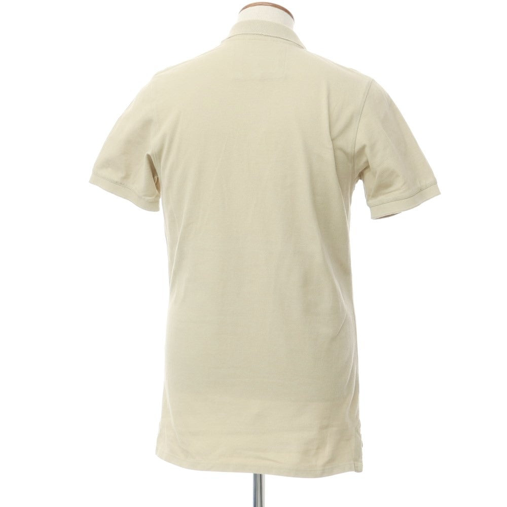 [Used] Hydrogen Cotton Pique Short Sleeve Polo Shirt Beige [M] [Condition Rank D] [Men&