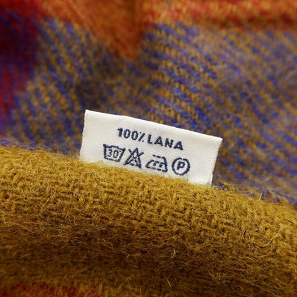 [Used] Anna Matuozzo Wool Tweed Coverall Shirt Jacket Olive x Mustard x Blue [Size 50] [KAK] [A/W] [Condition Rank B] ​​[Men&