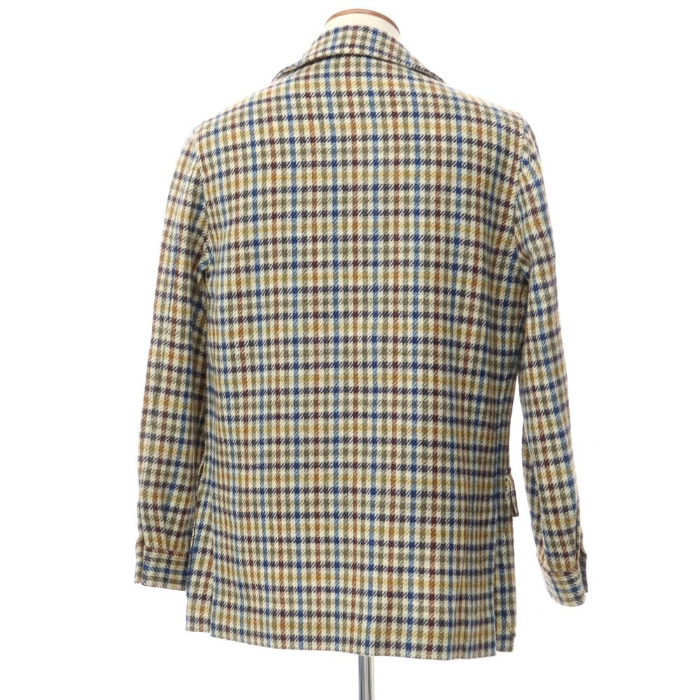 [Used] Antonio Panico Wool tweed coat, ivory x olive x blue [Size not specified (approximately M)] [BEI] [A/W] [Condition rank B] ​​[Men&