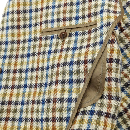 [Used] Antonio Panico Wool tweed coat, ivory x olive x blue [Size not specified (approximately M)] [BEI] [A/W] [Condition rank B] ​​[Men&