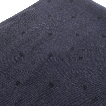 [Used] CRUCIANI Wool Silk Cashmere Dot Check Stole Dark Navy x Black [BLK] [A/W] [Condition Rank B] ​​[Men&