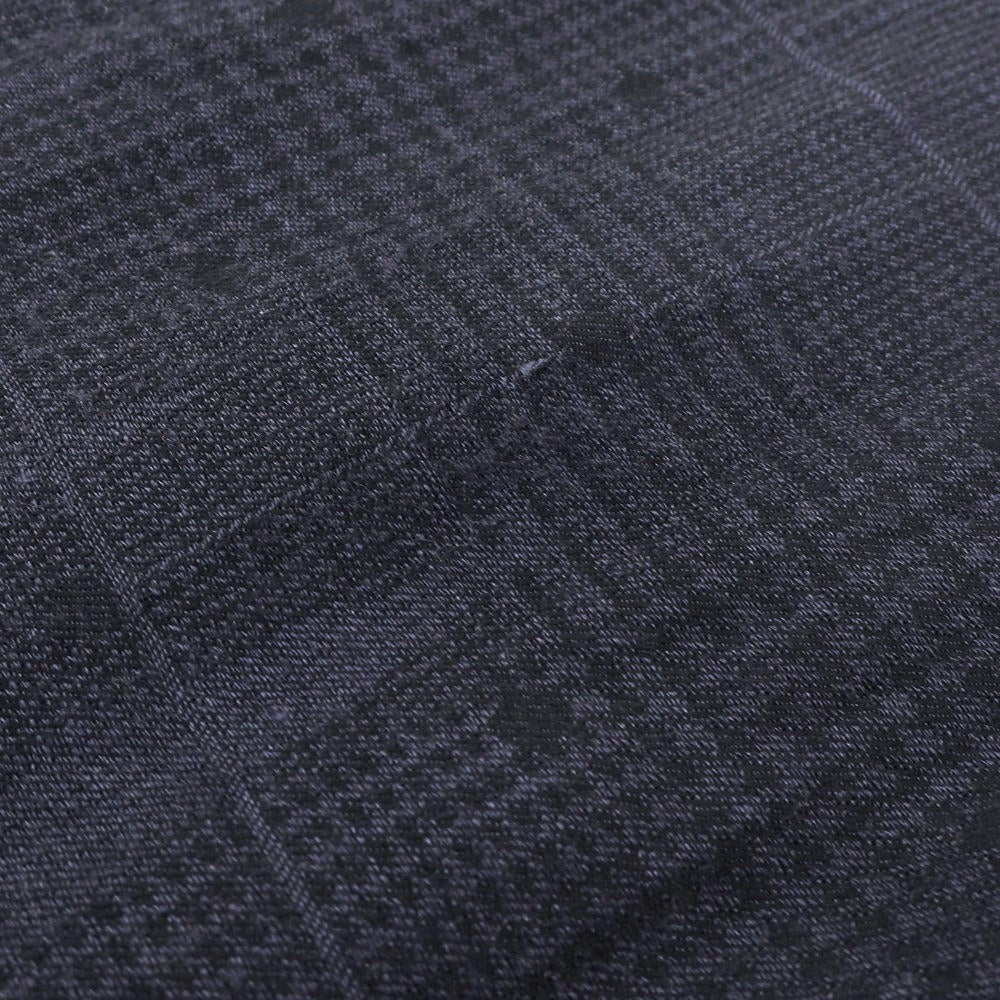 [Used] CRUCIANI Wool Silk Cashmere Dot Check Stole Dark Navy x Black [BLK] [A/W] [Condition Rank B] ​​[Men&