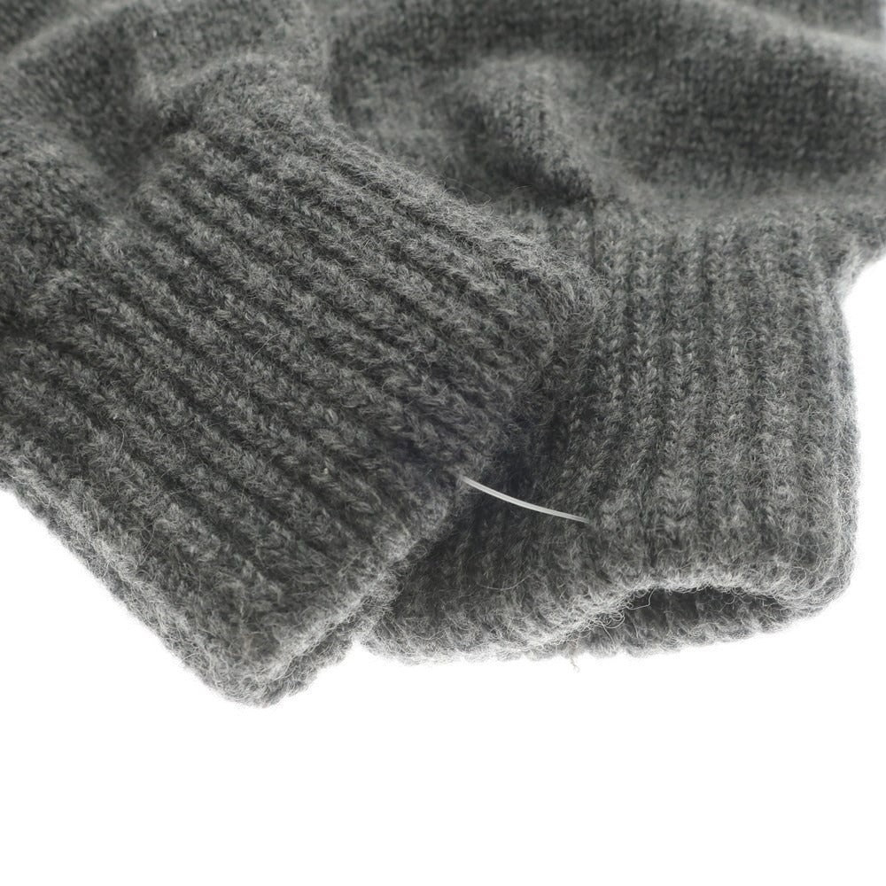 [Used] [Unused] Johnstons Cashmere Knit Gloves, Grey [GRY] [A/W] [Condition Rank S] [Men&
