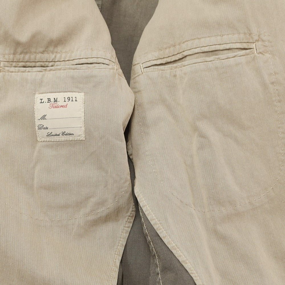 [Used] LBM1911 Cotton Silk 2B Casual Jacket
 Beige [Size 52] [BEI] [S/S] [Condition Rank C] [Men&