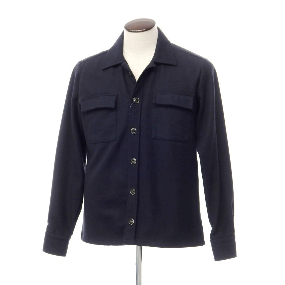 [Used] GUY ROVER Acrylic Polyester Shirt Blouson Navy [Size L] [NVY] [A/W] [Condition Rank C] [Men&