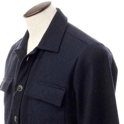 [Used] GUY ROVER Acrylic Polyester Shirt Blouson Navy [Size L] [NVY] [A/W] [Condition Rank C] [Men&