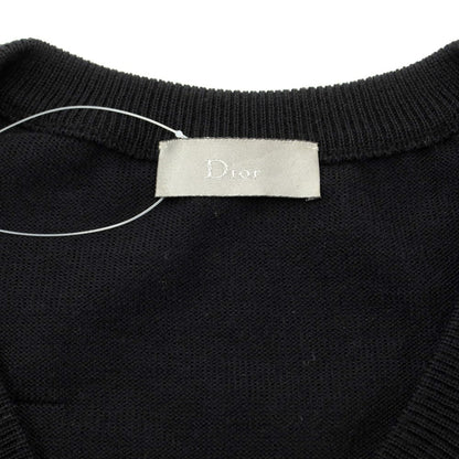 [Used] Dior Homme Wool V-neck Pullover Knit Black [Size S] [BLK] [A/W] [Condition Rank C] [Men&