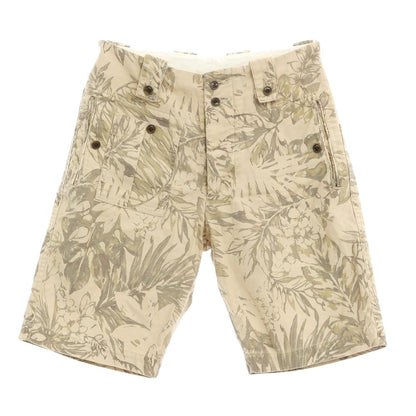 [Used] HAVERSACK Cotton Botanical Print Shorts Beige x Gray [Size M] [BEI] [S/S] [Condition Rank C] [Men&