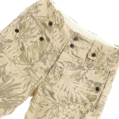 [Used] HAVERSACK Cotton Botanical Print Shorts Beige x Gray [Size M] [BEI] [S/S] [Condition Rank C] [Men&