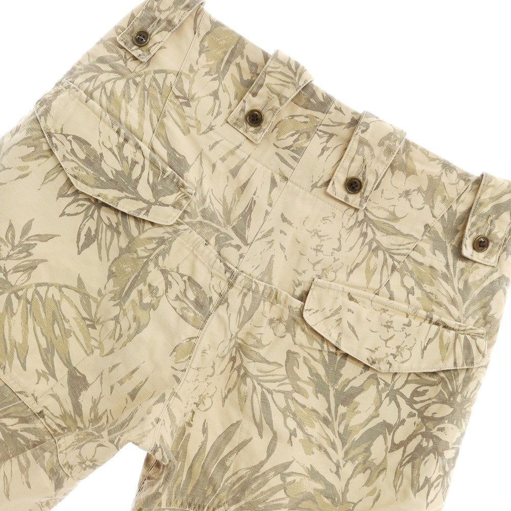 [Used] HAVERSACK Cotton Botanical Print Shorts Beige x Gray [Size M] [BEI] [S/S] [Condition Rank C] [Men&