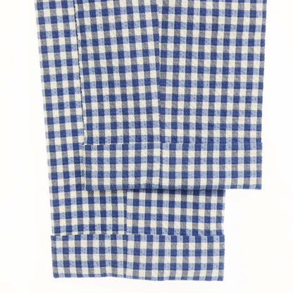 [Used] Ring Jacket, RING JACKET, Seersucker Stretch Cotton Check Slacks, Navy Blue x White [Size 48] [NVY] [S/S] [Condition Rank B] ​​[Men&
