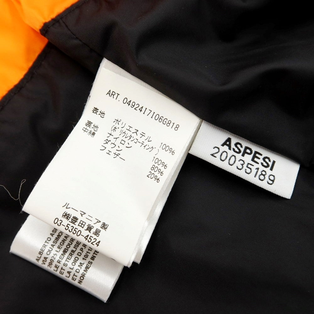 [Used] ASPESI polyester down jacket, blouson, olive [size S] [GRN] [A/W] [condition rank B] ​​[men&