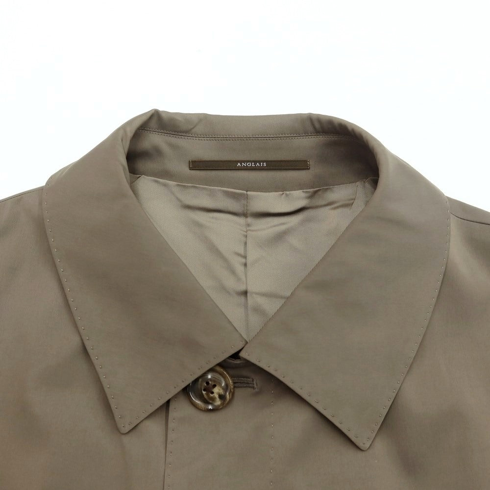 [Used] ANGLAIS stretch nylon trench coat, grayish olive color [46] [Condition rank B] [Men&