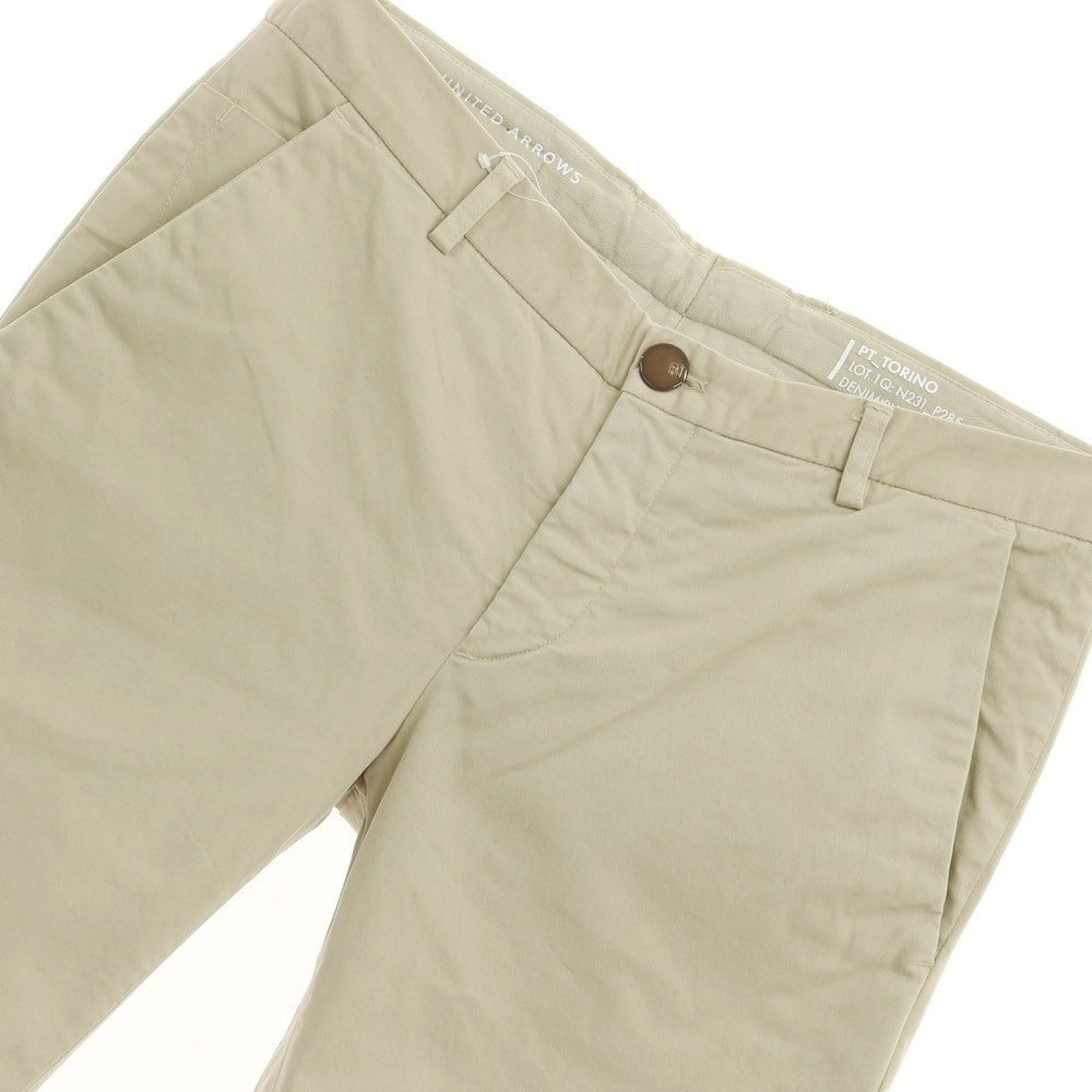 【中古】ピーティートリノ PT TORINO UNITED ARROWS別注 ストレッチツイルコットン チノパンツ ベージュ【サイズ30】【BEI】【S/S】【状態ランクB】【メンズ】【769077】