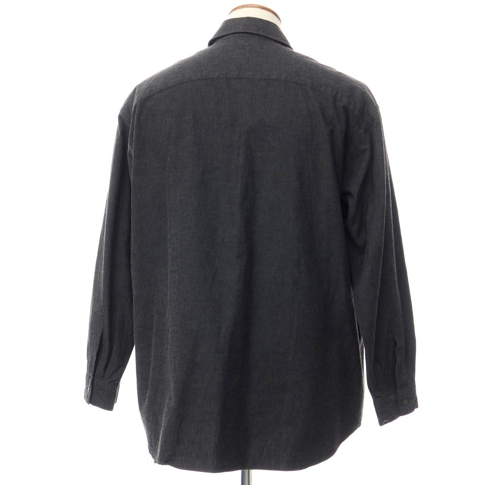 [Used] LA BOUCLE Cotton Wide Silhouette Shirt Dark Gray [Size 2] [GRY] [S/S/A/W] [Condition Rank C] [Men&