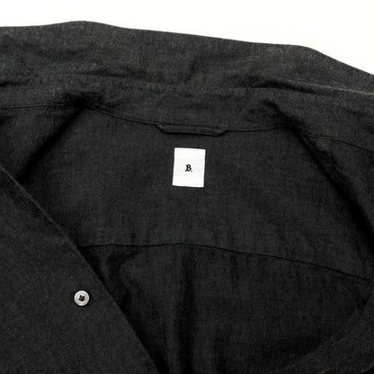 [Used] LA BOUCLE Cotton Wide Silhouette Shirt Dark Gray [Size 2] [GRY] [S/S/A/W] [Condition Rank C] [Men&