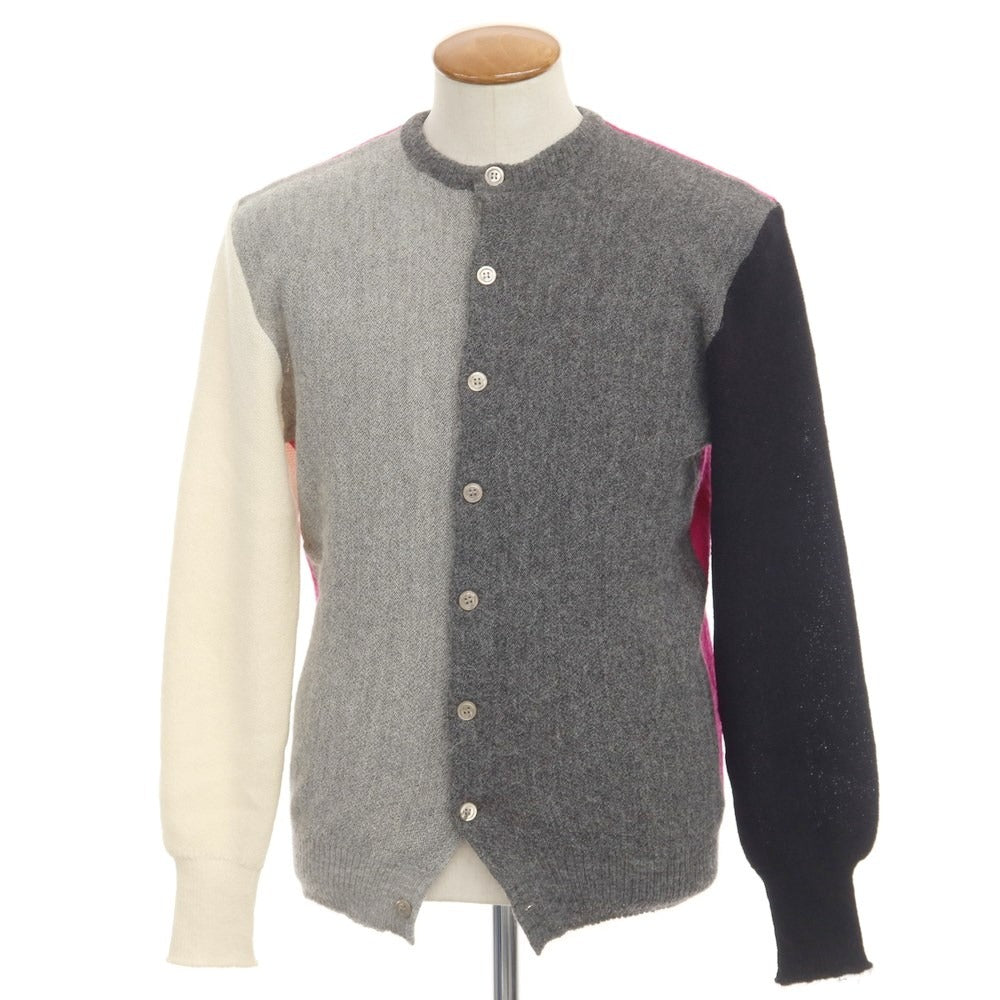 [Used] FANNI LEMMERMAYER Alpaca Knit Cardigan Gray x Pink [Size not specified (approximately M)] [GRY] [A/W] [Condition rank B] ​​[Men&