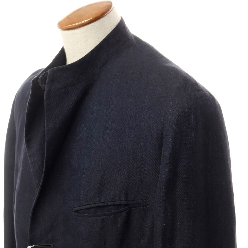 [Used] Giorgio Armani GIORGIO ARMANI Linen Gull collar casual jacket Dark navy [Size 46] [NVY] [S/S] [Condition rank C] [Men&