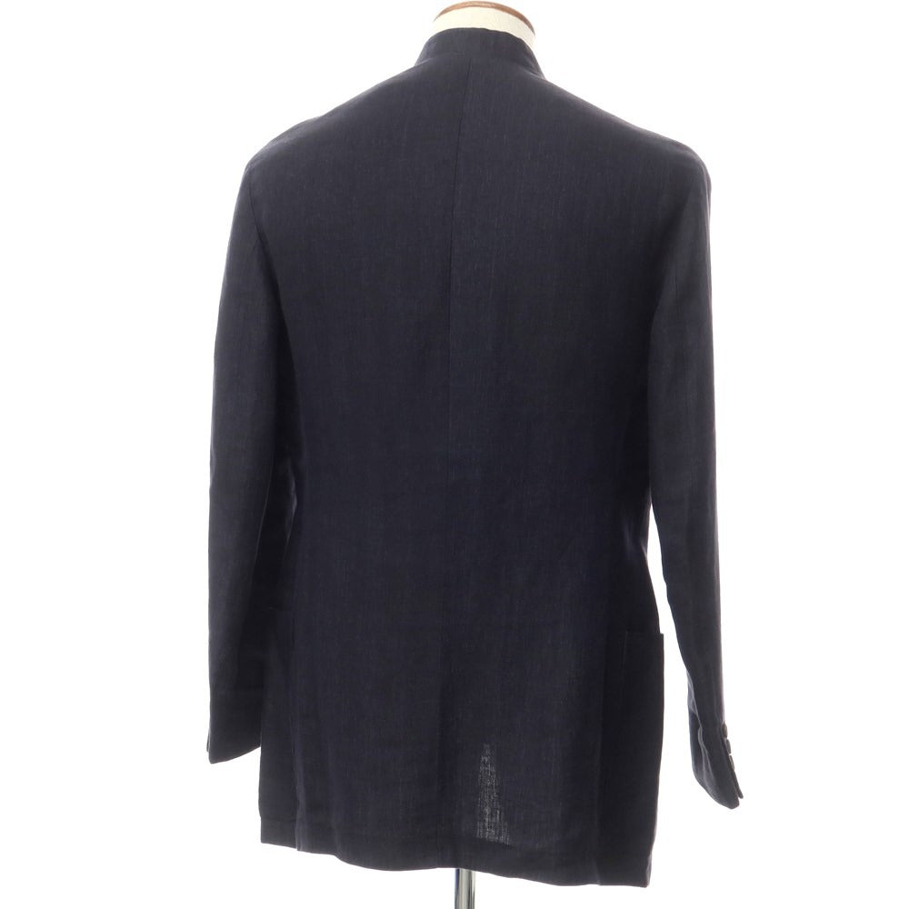 [Used] Giorgio Armani GIORGIO ARMANI Linen Gull collar casual jacket Dark navy [Size 46] [NVY] [S/S] [Condition rank C] [Men&