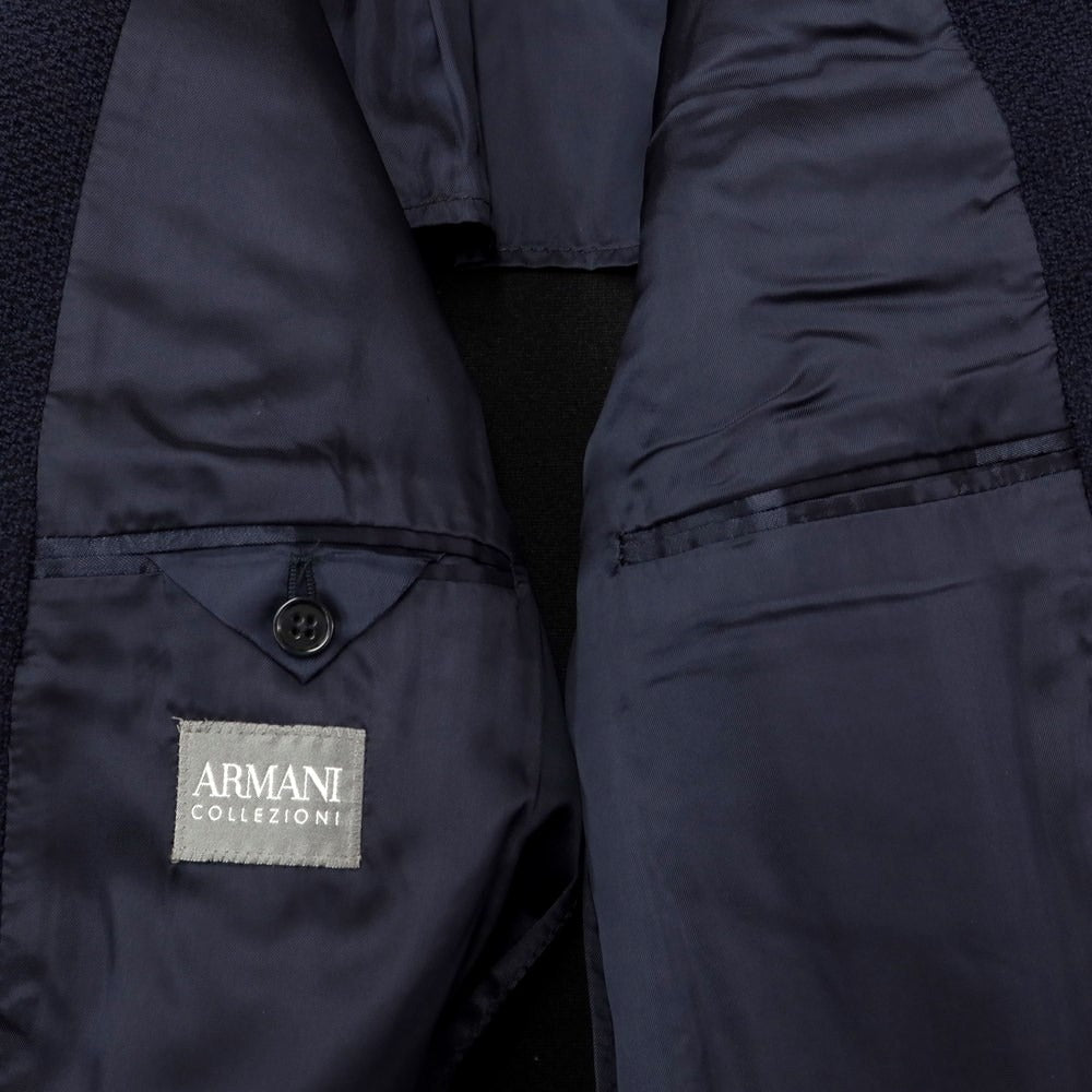 [Used] [Unused] Armani Collezioni Cotton Wool Jersey Jacket Navy [Size 46] [NVY] [A/W] [Condition Rank S] [Men&