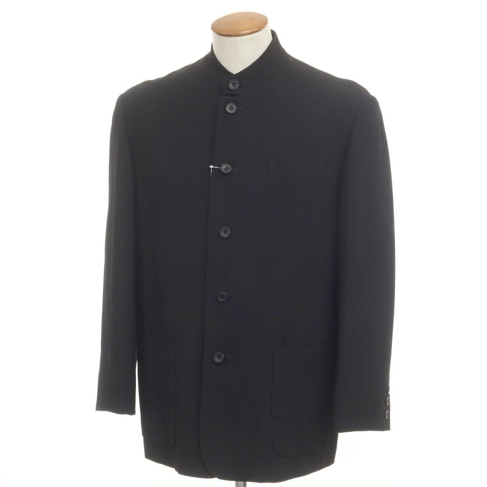 [Used] INTERMEZZO polyester stand-up collar jacket, black [M] [Condition rank B] [Men&