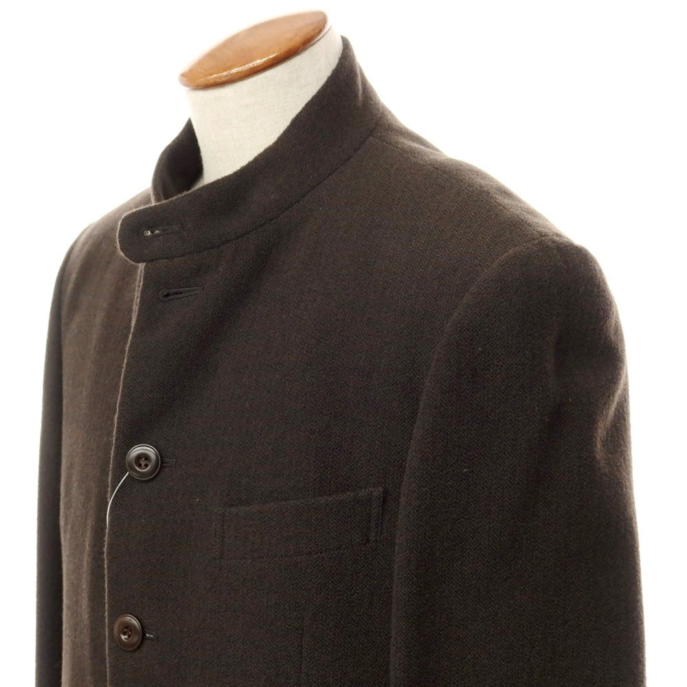 [Used] Allegri wool Mao collar jacket, brown grey [Size MA] [BRW] [A/W] [Condition Rank B] ​​[Men&