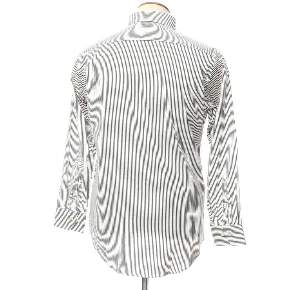 [Used] [Unused] BGR bgr Cotton Striped Button-down Dress Shirt White x Black [Size 39-82] [WHT] [S/S/A/W] [Condition Rank S] [Men&