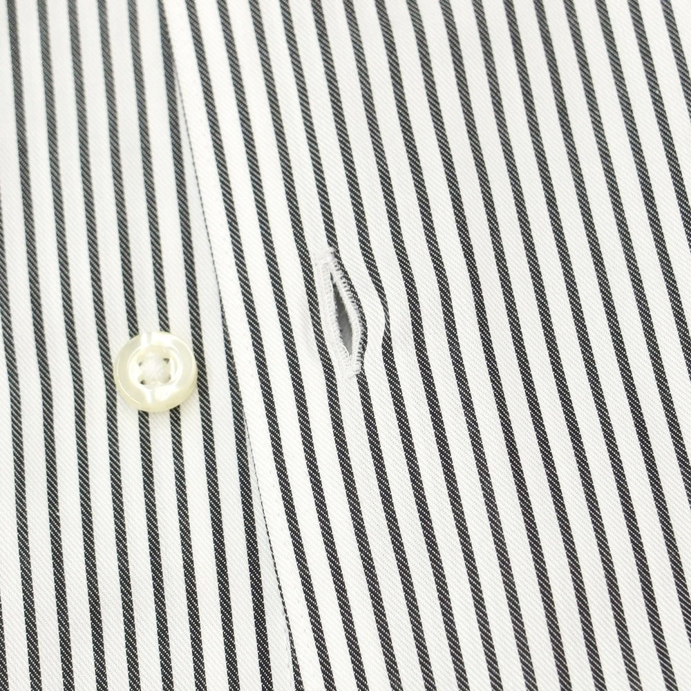 [Used] [Unused] BGR bgr Cotton Striped Button-down Dress Shirt White x Black [Size 39-82] [WHT] [S/S/A/W] [Condition Rank S] [Men&