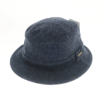 [Used] Aquascutum Tweed Wool Hat Navy Blue x Black [Size M-S] [NVY] [A/W] [Condition Rank A] [Men&