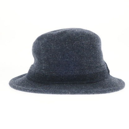 [Used] Aquascutum Tweed Wool Hat Navy Blue x Black [Size M-S] [NVY] [A/W] [Condition Rank A] [Men&