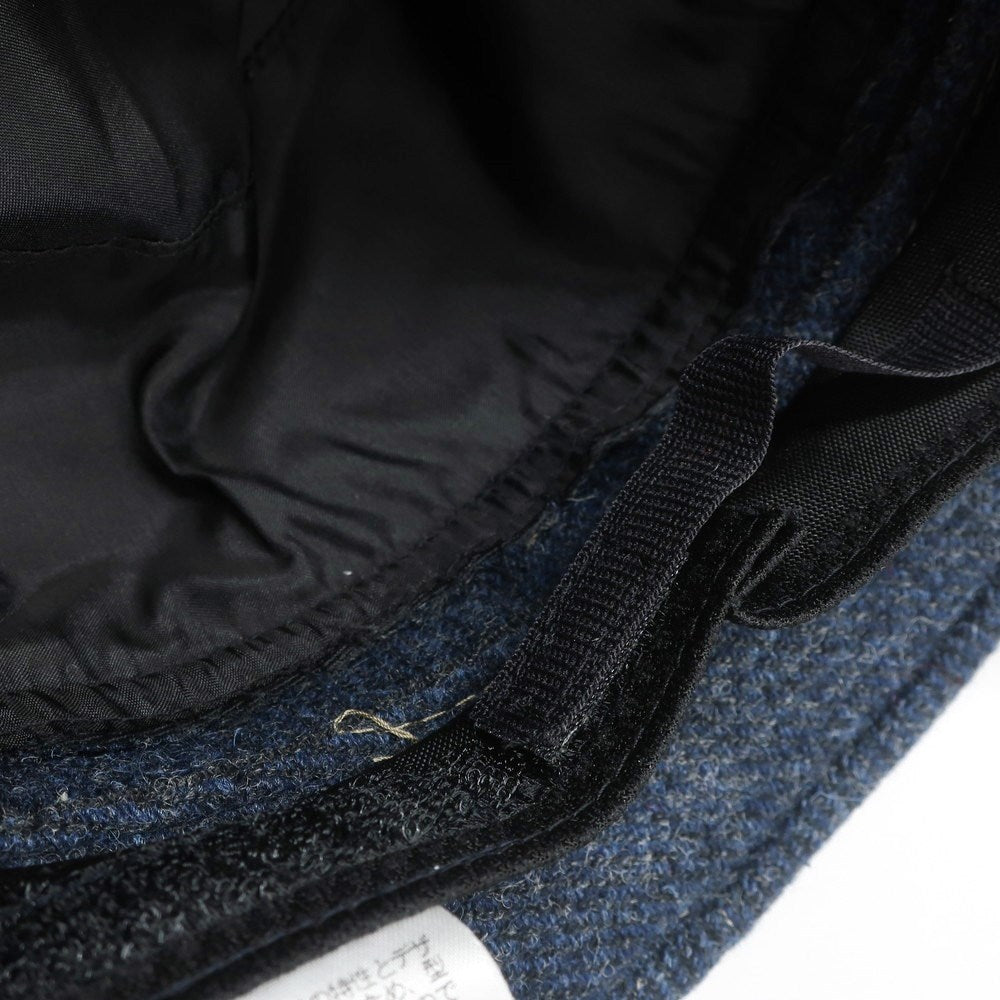 [Used] Aquascutum Tweed Wool Hat Navy Blue x Black [Size M-S] [NVY] [A/W] [Condition Rank A] [Men&