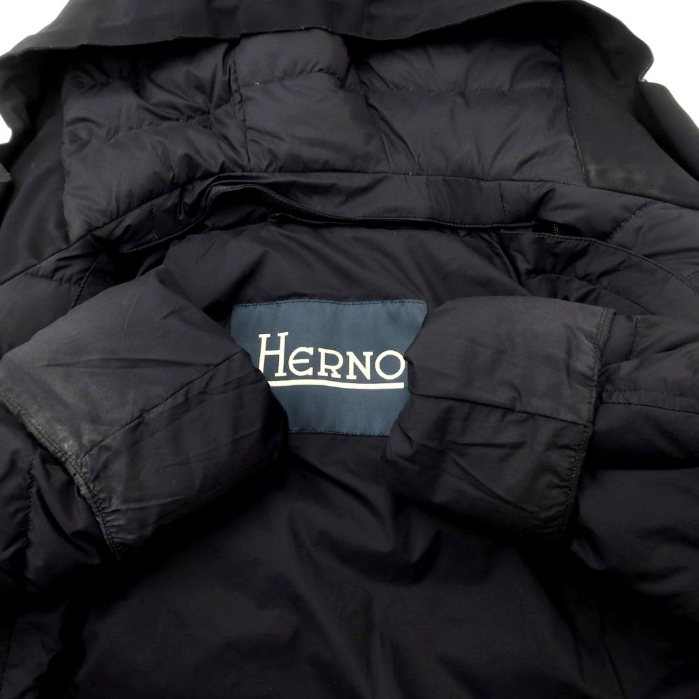 [Used] Herno Nylon Down Jacket Blouson Black [Size 50] [BLK] [A/W] [Condition Rank C] [Men&