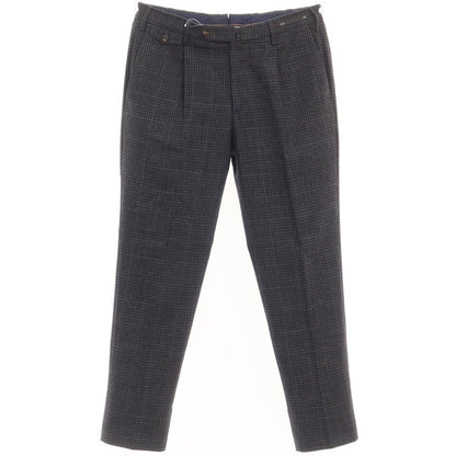 [Used] PT01 Wool Cotton Check Casual Slacks Pants Gray x Black [Size 48] [GRY] [A/W] [Condition Rank C] [Men&