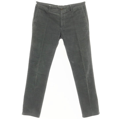 [Used] INCOTEX Cotton Corduroy Slacks Pants Grayish Green [Size 34] [GRN] [A/W] [Condition Rank C] [Men&