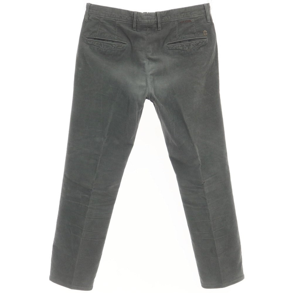 [Used] INCOTEX Cotton Corduroy Slacks Pants Grayish Green [Size 34] [GRN] [A/W] [Condition Rank C] [Men&