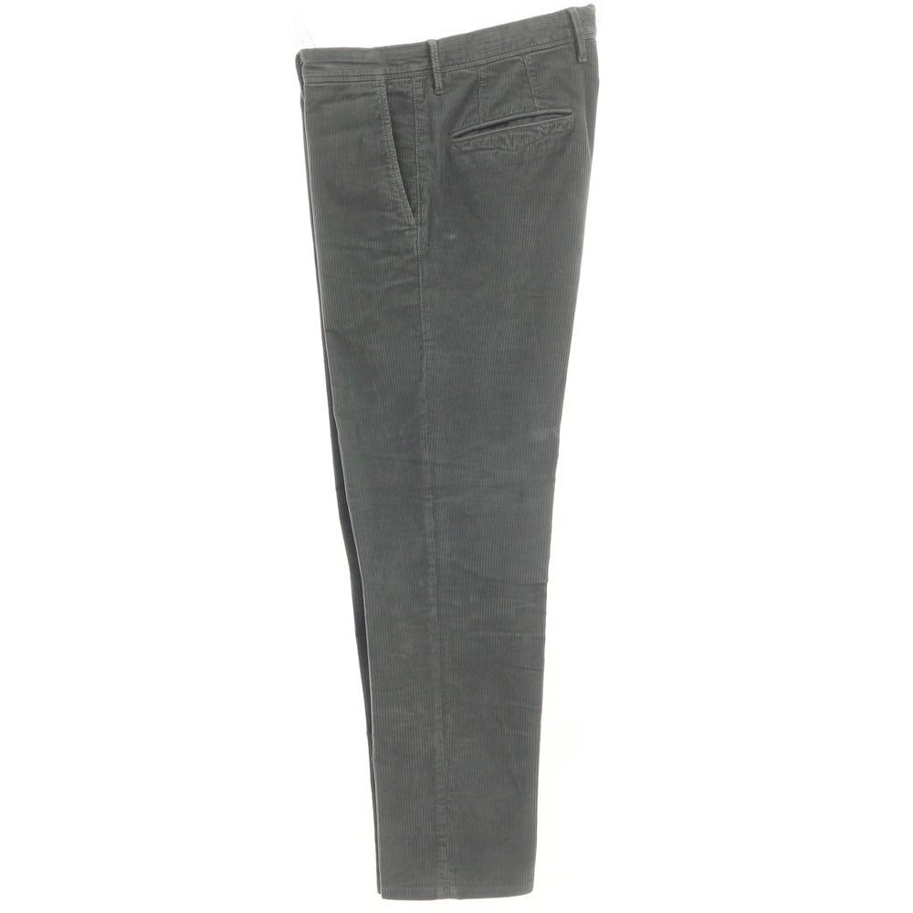 [Used] INCOTEX Cotton Corduroy Slacks Pants Grayish Green [Size 34] [GRN] [A/W] [Condition Rank C] [Men&