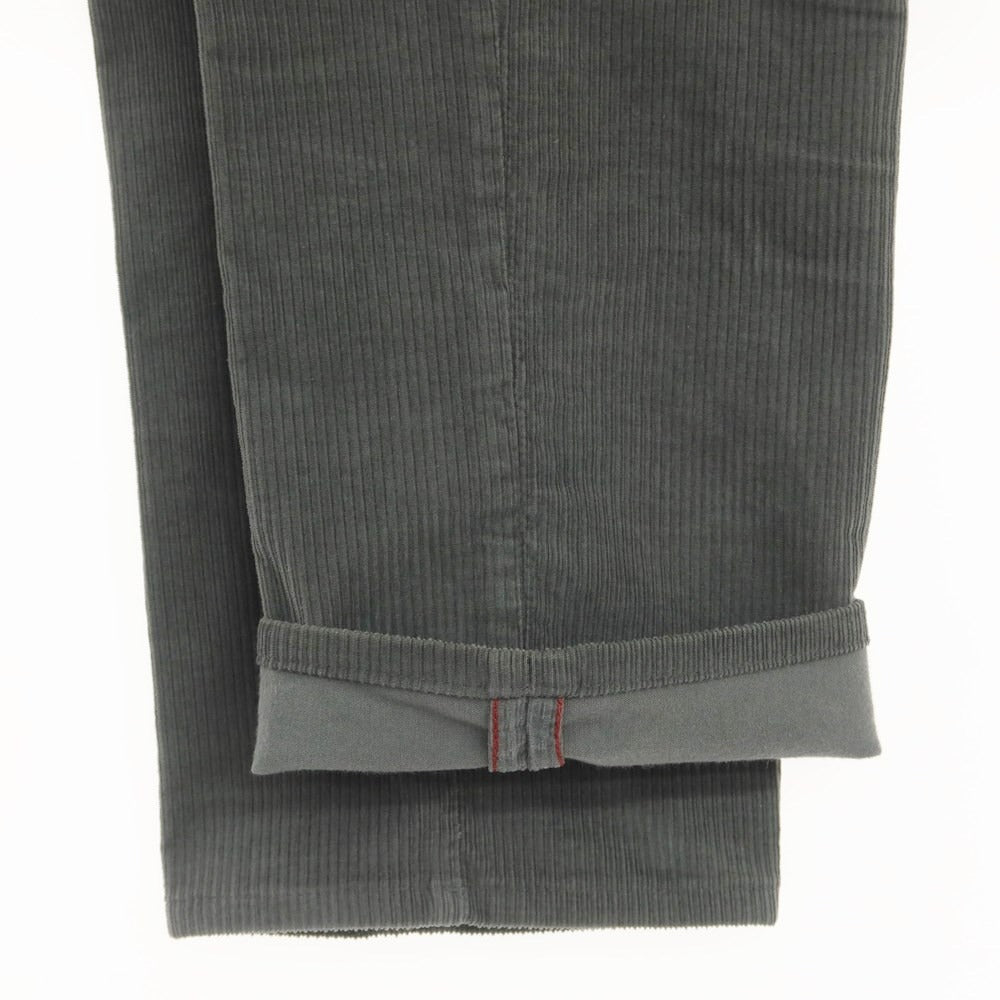 [Used] INCOTEX Cotton Corduroy Slacks Pants Grayish Green [Size 34] [GRN] [A/W] [Condition Rank C] [Men&