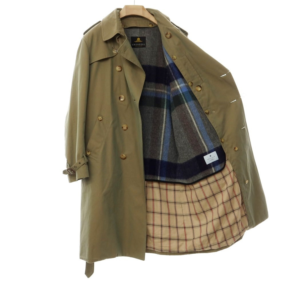 [Used] Grenfell Cotton Lined Trench Coat Olive [Size 40] [GRN] [S/S/A/W] [Condition Rank B] ​​[Men&