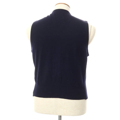 [Used] GRAN SASSO wool knit vest, navy [size 48] [NVY] [A/W] [Condition rank B] ​​[Men&