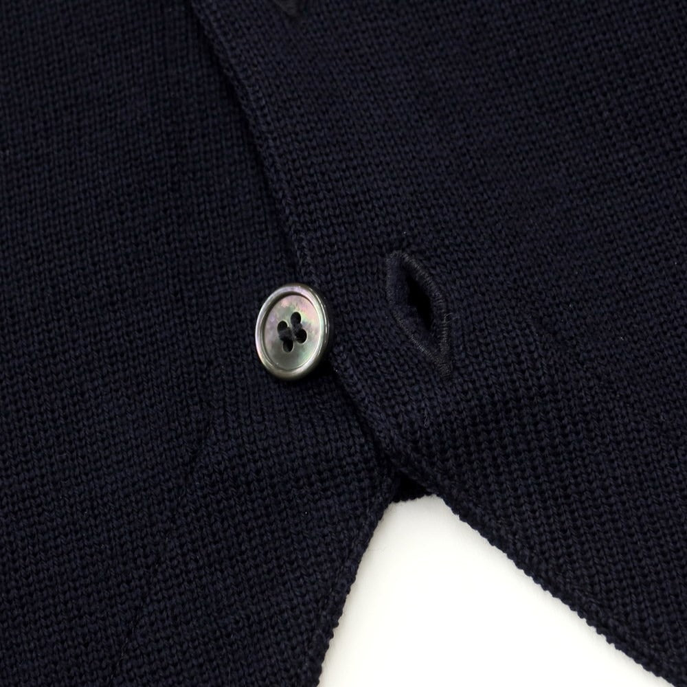 [Used] GRAN SASSO wool knit vest, navy [size 48] [NVY] [A/W] [Condition rank B] ​​[Men&