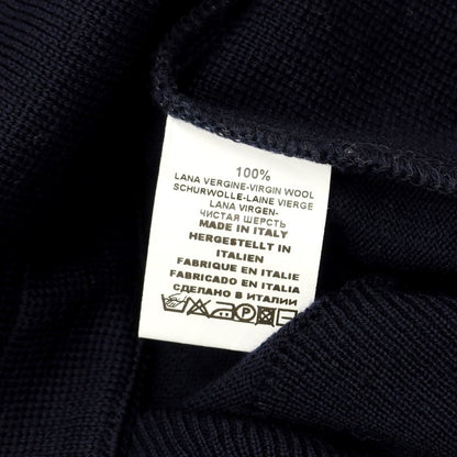 [Used] GRAN SASSO wool knit vest, navy [size 48] [NVY] [A/W] [Condition rank B] ​​[Men&