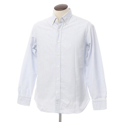 [Used] BOLZONELLA Oxford Stripe BD Shirt White x Blue [Size 41] [BLU] [S/S/A/W] [Condition Rank C] [Men&