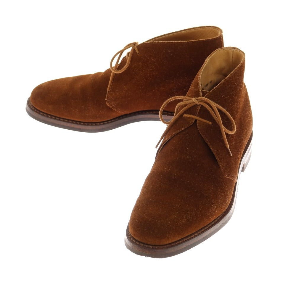 [Used] Crockett &amp;amp; Jones CHERTSEY 3 Suede Chukka Boots Brown [Size 7E] [BRW] [S/S/A/W] [Condition Rank C] [Men&