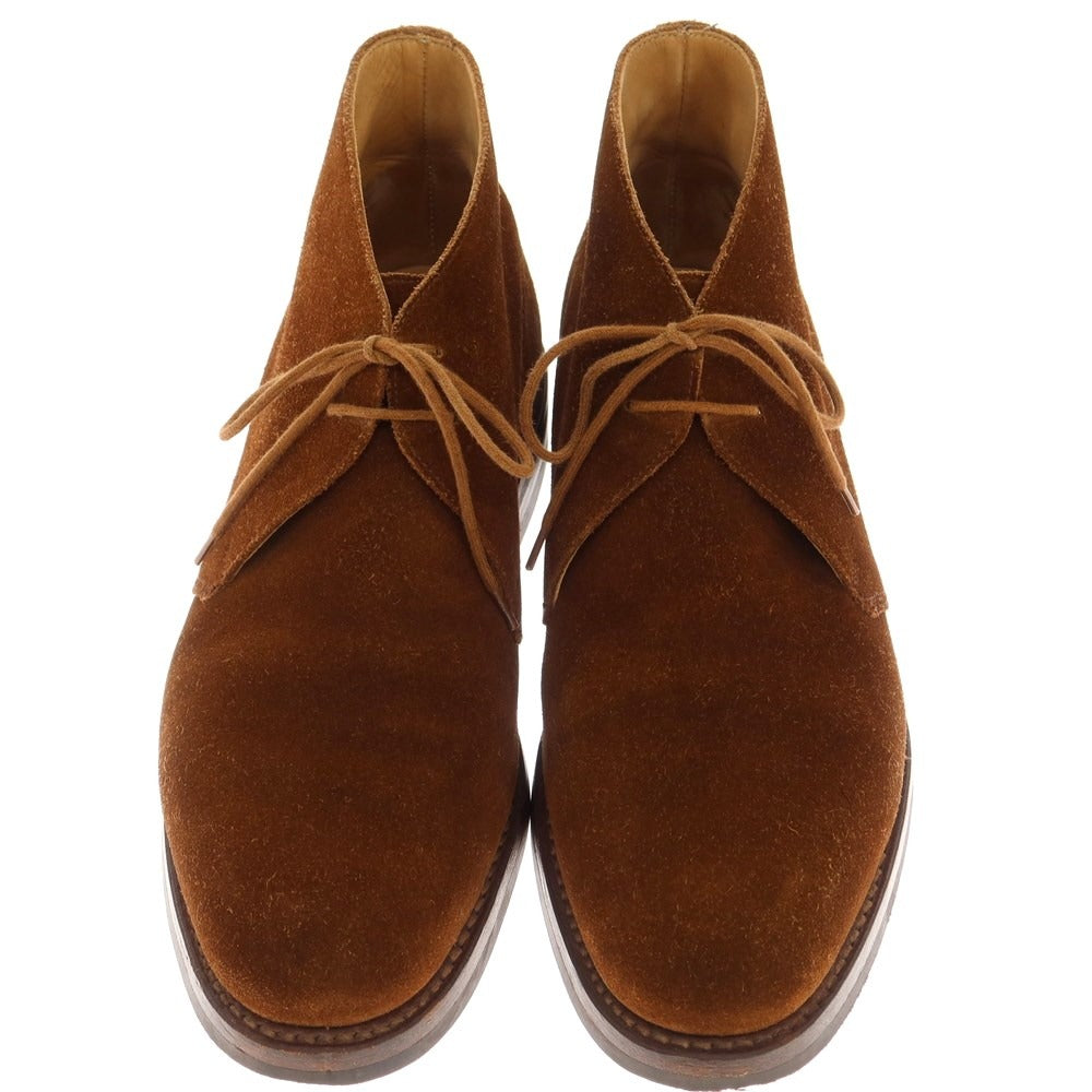 [Used] Crockett &amp;amp; Jones CHERTSEY 3 Suede Chukka Boots Brown [Size 7E] [BRW] [S/S/A/W] [Condition Rank C] [Men&