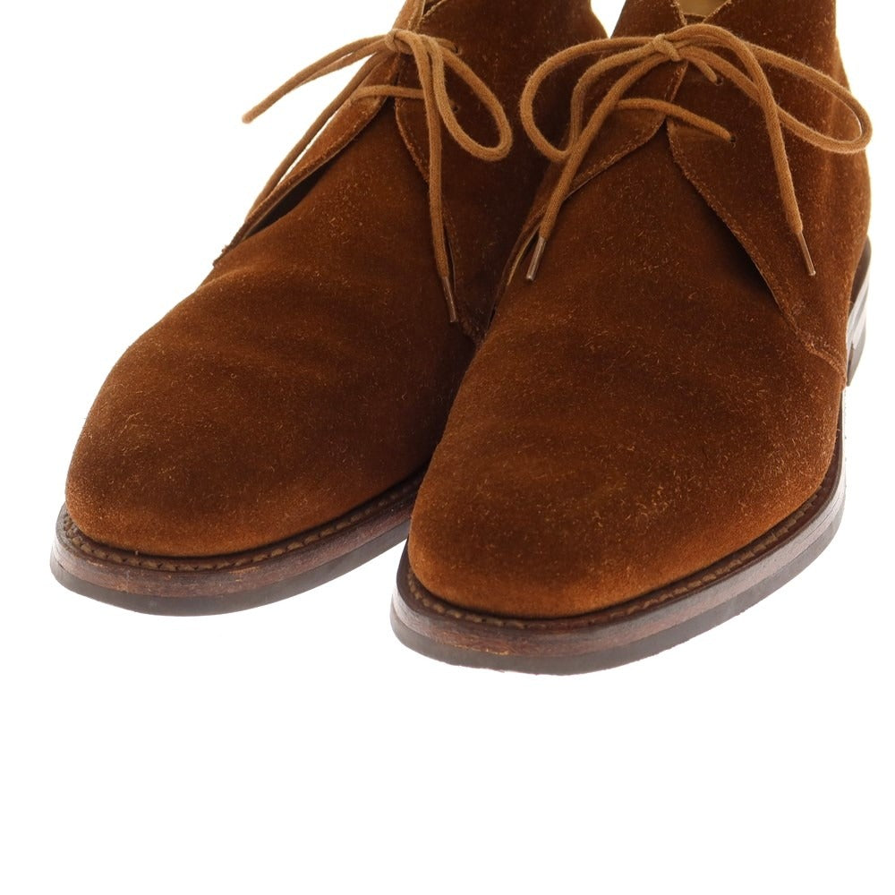 [Used] Crockett &amp;amp; Jones CHERTSEY 3 Suede Chukka Boots Brown [Size 7E] [BRW] [S/S/A/W] [Condition Rank C] [Men&